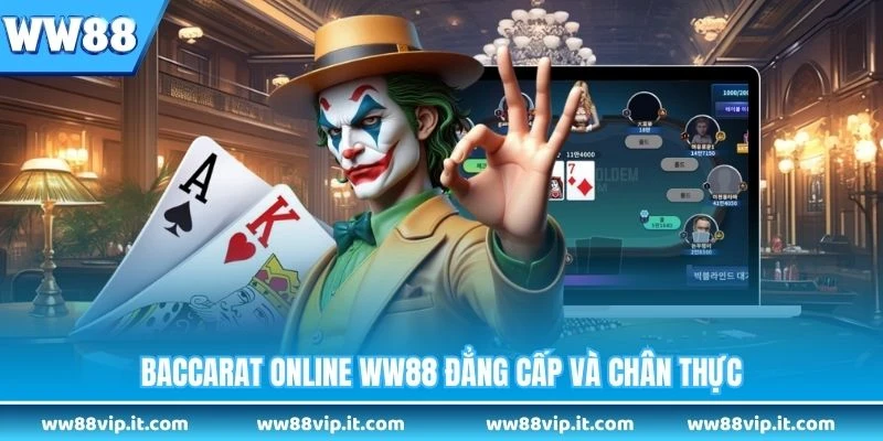 Baccarat online WW88 đẳng cấp và chân thực 