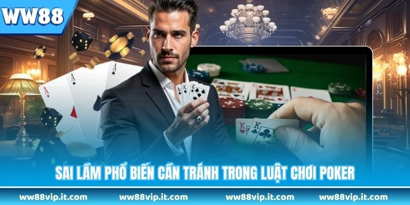 Cách Chơi Poker WW88 - Hướng Dẫn Chi Tiết Từ A Đến Z Sai lầm phổ biến cần tránh trong luật chơi Poker